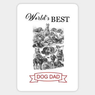 World's Best Dog Dad Magnet